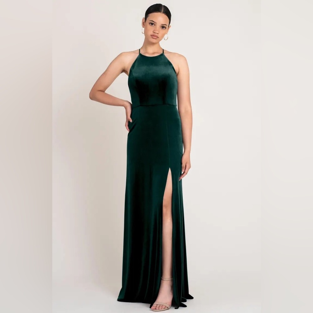 NWT Jenny Yoo Dominique Dress Emerald